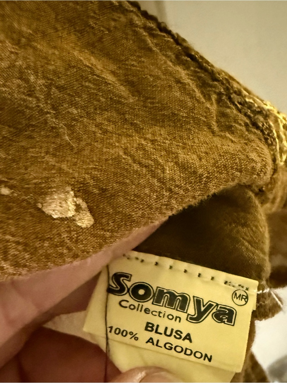Vintage Somya Brown Embroidered Floral Tunic with Colorful Accents Y2K - Picture 7 of 12